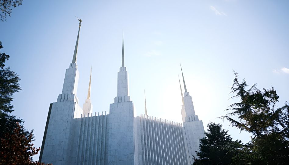 O Templo de Washington DC em 18 de outubro de 2025.