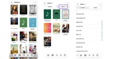 Novos recursos musicais chegam ao app Biblioteca do Evangelho